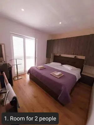 Krevet ili kreveti u jedinici u objektu Apartmens Beach house