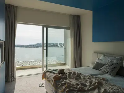 Krevet ili kreveti u jedinici u objektu Hotel Split