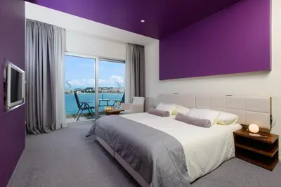 Krevet ili kreveti u jedinici u objektu Hotel Split