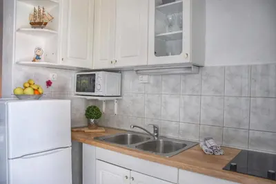 Kuhinja ili čajna kuhinja u objektu Apartments Sena