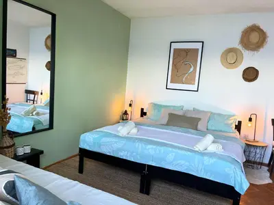 Krevet ili kreveti u jedinici u objektu Beach House Hvar