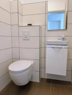 Kupaonica u objektu Apartments Elin