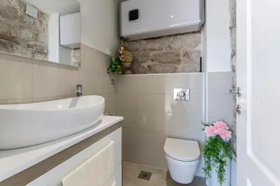 Kupaonica u objektu Villa Nareste