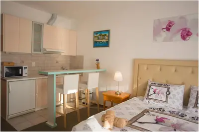 Kuhinja ili čajna kuhinja u objektu Apartments Maja