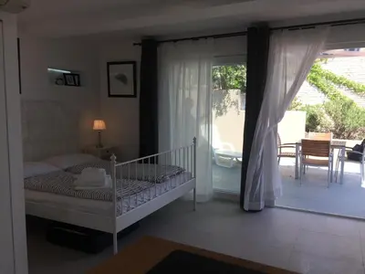Krevet ili kreveti u jedinici u objektu Villa Antares Pisak