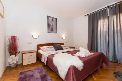 Krevet ili kreveti u jedinici u objektu Seaview apartment Slavica