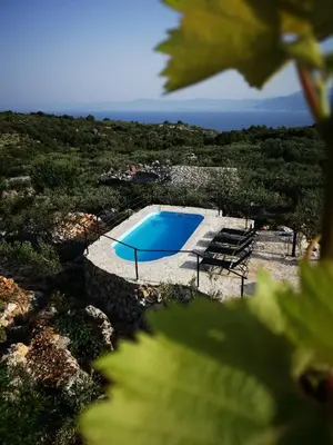 Tlocrt objekta Family friendly house with a swimming pool Skrip, Brac - 15297