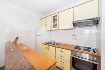 Kuhinja ili čajna kuhinja u objektu Apartment Clear Sky