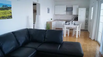 Kuhinja ili čajna kuhinja u objektu Schönes Ferienhaus direkt am Meer