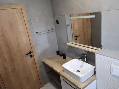Kupaonica u objektu Villa Sara with Sea View and Private Heated Pool