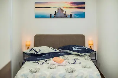 Krevet ili kreveti u jedinici u objektu Apartment Karla