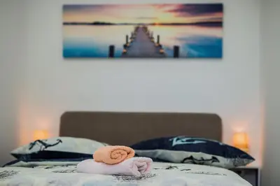 Krevet ili kreveti u jedinici u objektu Apartment Karla