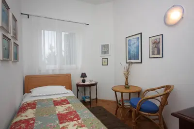 Krevet ili kreveti u jedinici u objektu Apartments by the sea Splitska, Brac - 2865