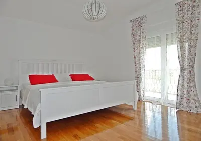 Krevet ili kreveti u jedinici u objektu Apartments Katarina with swimming pool