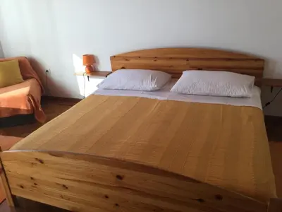 Krevet ili kreveti u jedinici u objektu Apartments by the sea Podstrana, Split - 15428