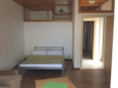Krevet ili kreveti u jedinici u objektu Apartments by the sea Podstrana, Split - 15428