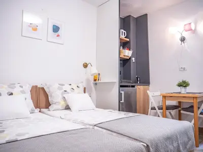 Krevet ili kreveti u jedinici u objektu Pinna Apartments Hvar