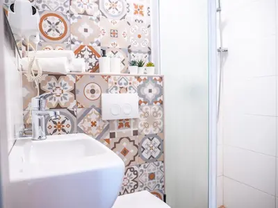 Kupaonica u objektu Pinna Apartments Hvar