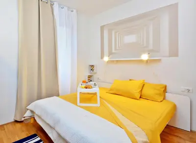 Krevet ili kreveti u jedinici u objektu Apartment Pepica with sea view