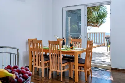 Balkon ili terasa u objektu Luxury beach
