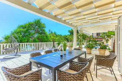Balkon ili terasa u objektu Luxury beach