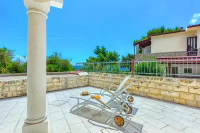 Balkon ili terasa u objektu Luxury beach