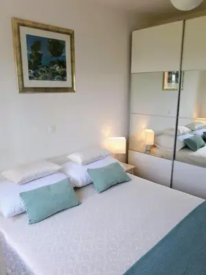 Krevet ili kreveti u jedinici u objektu Apartment ENI with garage parking