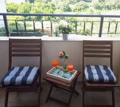 Balkon ili terasa u objektu Apartment ENI with garage parking