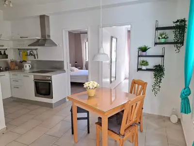 Kuhinja ili čajna kuhinja u objektu Apartment Sandy