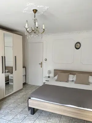 Krevet ili kreveti u jedinici u objektu Apartments and Room Villa Makaj