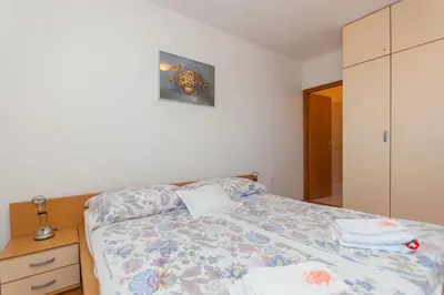 Krevet ili kreveti u jedinici u objektu Miran apartments Pisak