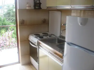 Kuhinja ili čajna kuhinja u objektu Jelsa Apartments