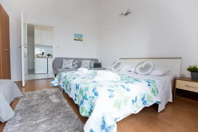 Krevet ili kreveti u jedinici u objektu Apartments Rudi