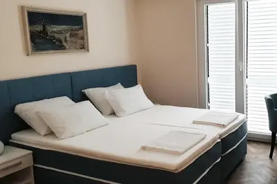 Krevet ili kreveti u jedinici u objektu Apartments and rooms with parking space Hvar - 15378