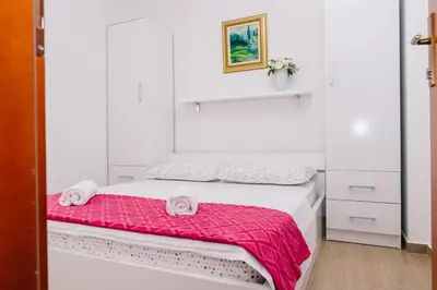 Krevet ili kreveti u jedinici u objektu Apartmani Mila Brela