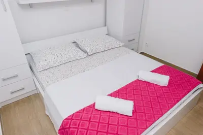 Krevet ili kreveti u jedinici u objektu Apartmani Mila Brela