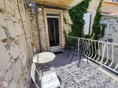 Balkon ili terasa u objektu Kolbe Hvar Piazza Apartment