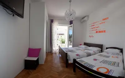 Krevet ili kreveti u jedinici u objektu Villa Marijeta Hvar