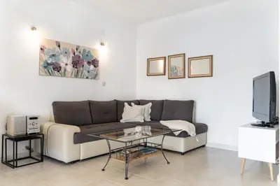TV i/ili zabavni centar u objektu Apartments Siesta