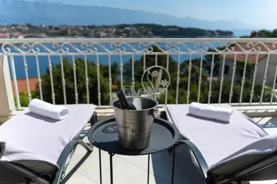 Balkon ili terasa u objektu Apartments Siesta