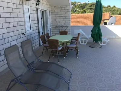Balkon ili terasa u objektu Apartmani Jerkovic