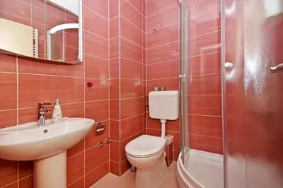 Kupaonica u objektu Luxurious, modern and spacious apartment with terraces
