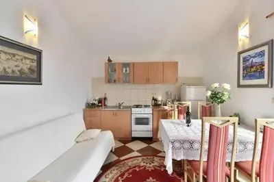 Kuhinja ili čajna kuhinja u objektu Apartmani Mlikotić