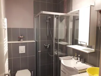 Kupaonica u objektu Apartmani Lucia