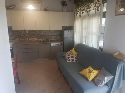 Kuhinja ili čajna kuhinja u objektu Apartments by the sea Povlja, Brac - 708