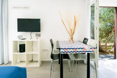 TV i/ili zabavni centar u objektu Appartamenti Tanja