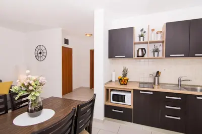 Kuhinja ili čajna kuhinja u objektu Apartments Rici