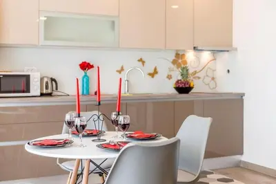 Kuhinja ili čajna kuhinja u objektu Villa Ivo Apartmani
