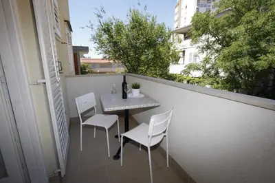 Balkon ili terasa u objektu Apartments by the sea Makarska - 15840