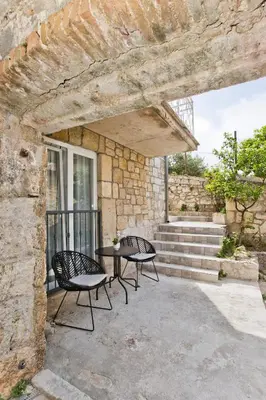 Balkon ili terasa u objektu Apartment and Studios Happy Place